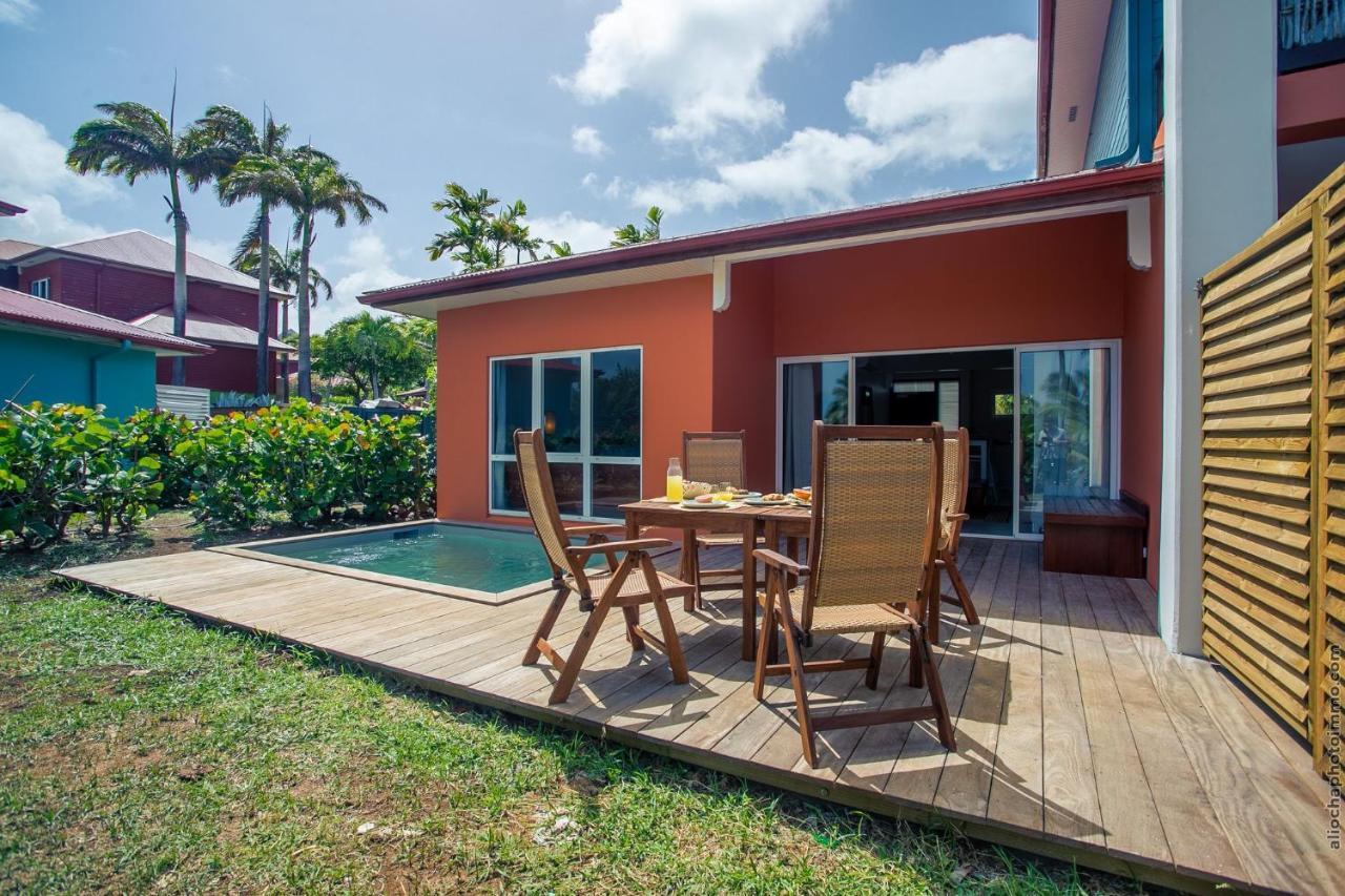 Villa Maorie 1 Chambre Avec Piscine Privee Le Francois Bagian luar foto